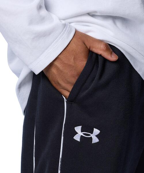 UNDER ARMOUR(アンダーアーマー)の「UAライバルフリース ノベルティ ジョガーパンツ(ライフスタイル/メンズ)(その他パンツ・メンズ・ブラック・2XL/XL/L/S/M/3XL)」の5枚目の写真