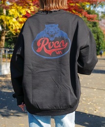 RVCA | RVCA メンズ PROWL CR トレーナー 【2024年秋冬モデル】/ルーカバックプリントスウェットトレーナー(スウェット)