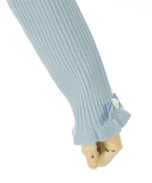 axes femme（アクシーズファム）の「バラボトルネックリブプルオーバー（ニット/セーター・キッズ・ピンク/サックスブルー・MEDIUM/LARGE/X-LARGE）」の21枚目の写真