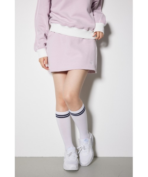 RIENDA GOLF】サイドラインスウェットスカート（スカート）｜RIENDA