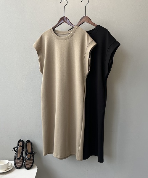 Alum'（アルム）の「フレンチリラックスワンピース（ワンピース・レディース・ブラック/カーキ・FREE）」の22枚目の写真