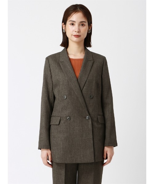 SUITS SQUARE ダブルブレストジャケット　40(11号) SUITS SQUARE ダブルブレストジャケット40(11号)