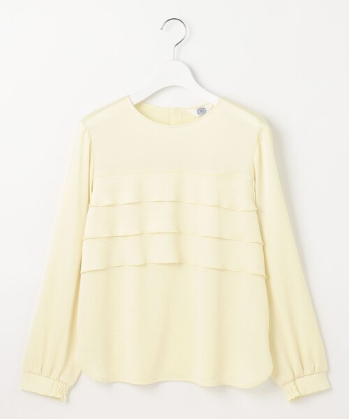 J.PRESS Ladies(J.プレス レディス)の「【洗える】ヴィンテージWAVE ブラウス(シャツ/ブラウス・レディース・ホワイト系/イエロー系・XS)」の8枚目の写真