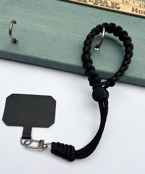 長さ調節可能♪ 】編み込み調 スマートフォン リスト ストラップ