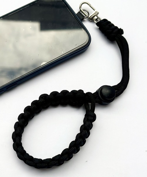 セール】【 長さ調節可能♪ 】編み込み調 スマートフォン リスト