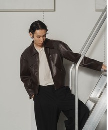Knuth Marf | Knuth Marf leather riders blouson(その他アウター)