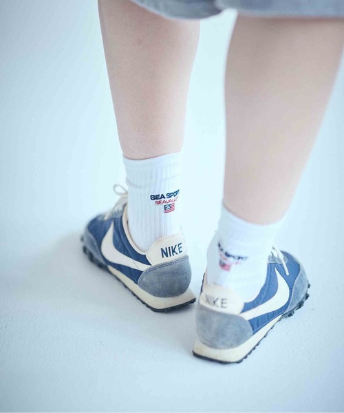 SEA（シー）の「SEA SPORTS リブソックス (2PCS)（ソックス/靴下・レディース・グレー/ブラック・ONE SIZE）」の6枚目の写真