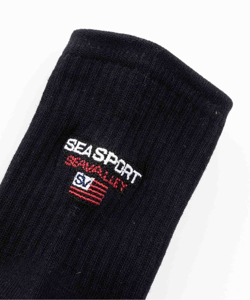 SEA（シー）の「SEA SPORTS リブソックス (2PCS)（ソックス/靴下・レディース・グレー/ブラック・ONE SIZE）」の9枚目の写真