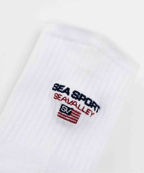 SEA（シー）の「SEA SPORTS リブソックス (2PCS)（ソックス/靴下・レディース・グレー/ブラック・ONE SIZE）」の12枚目の写真