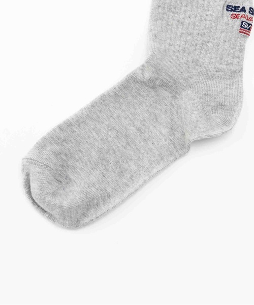 SEA（シー）の「SEA SPORTS リブソックス (2PCS)（ソックス/靴下・レディース・グレー/ブラック・ONE SIZE）」の13枚目の写真
