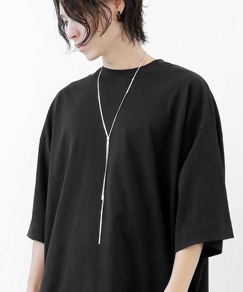 minsobi(ミンソビ)の「スネークチェーンネックレス ウェーブデザインネックレス 長さ調整可能なネックレス タイネックレス(ネックレス・メンズ・シルバー・FREE)」の19枚目の写真