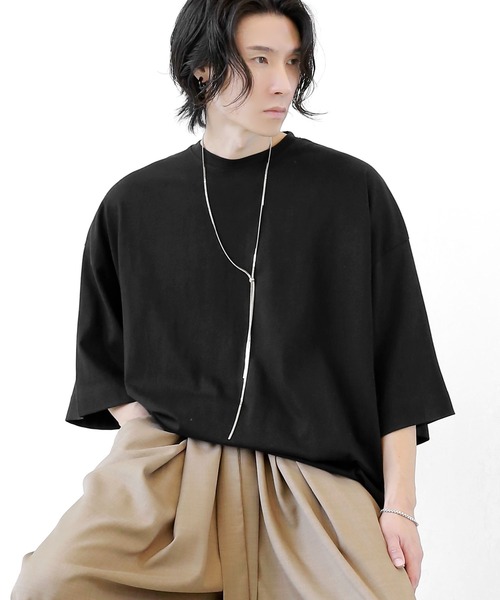 minsobi(ミンソビ)の「スネークチェーンネックレス ウェーブデザインネックレス 長さ調整可能なネックレス タイネックレス(ネックレス・メンズ・シルバー・FREE)」の14枚目の写真