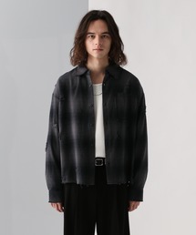 HARE | ダメージチェックネルシャツ(HARE)(シャツ/ブラウス)