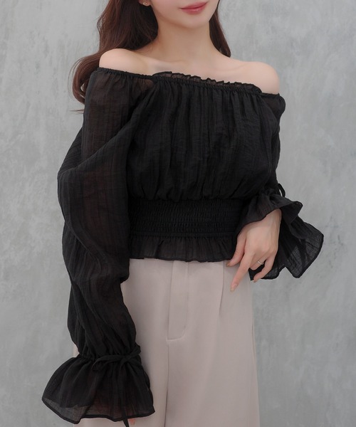 mie-suke 　LOHEN ローヘンスクエアネックブラウス mie-suke LOHEN ローヘンスクエアネックブラウス mie-suke LOHEN ロー