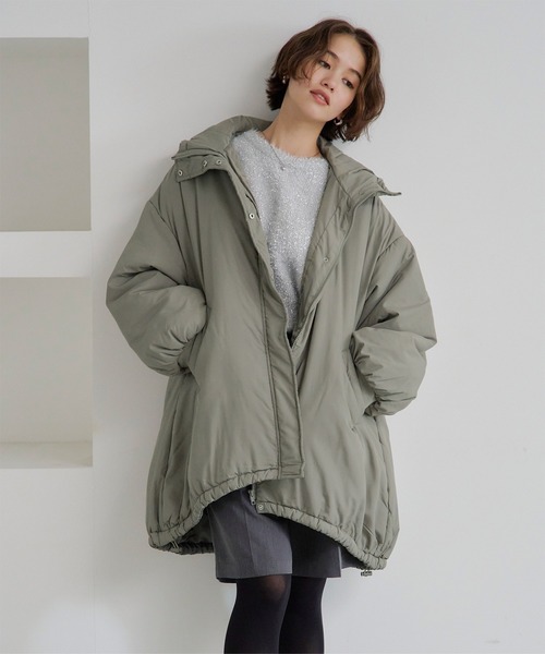 ミドル中綿モンスターパーカー（ダウンジャケット/コート）｜titivate（ティティベイト）