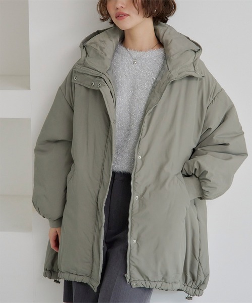 ミドル中綿モンスターパーカー（ダウンジャケット/コート）｜titivate（ティティベイト）