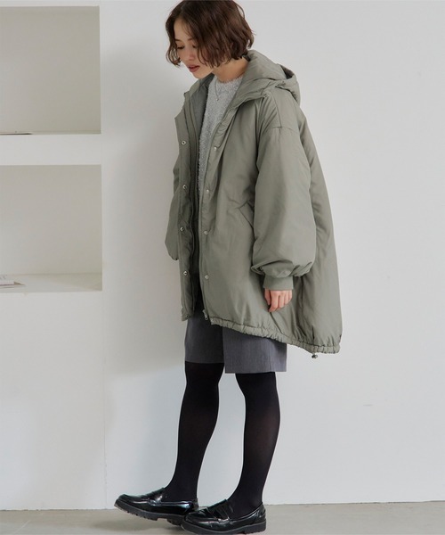 ミドル中綿モンスターパーカー（ダウンジャケット/コート）｜titivate（ティティベイト）