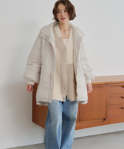 ミドル中綿モンスターパーカー（ダウンジャケット/コート）｜titivate（ティティベイト）