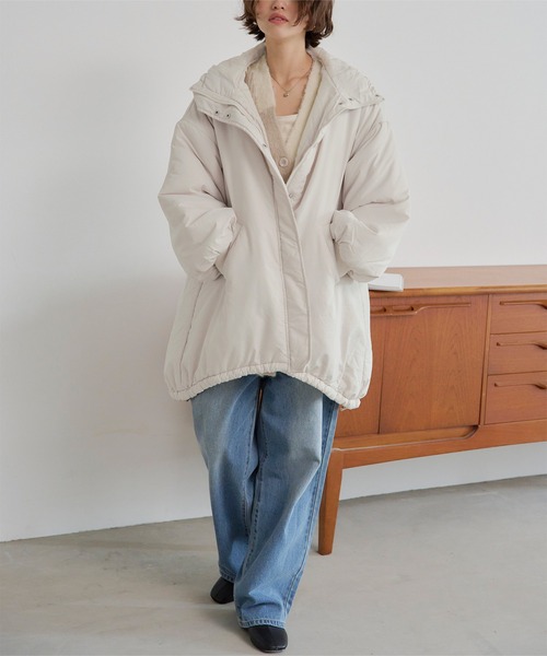 ミドル中綿モンスターパーカー（ダウンジャケット/コート）｜titivate（ティティベイト）