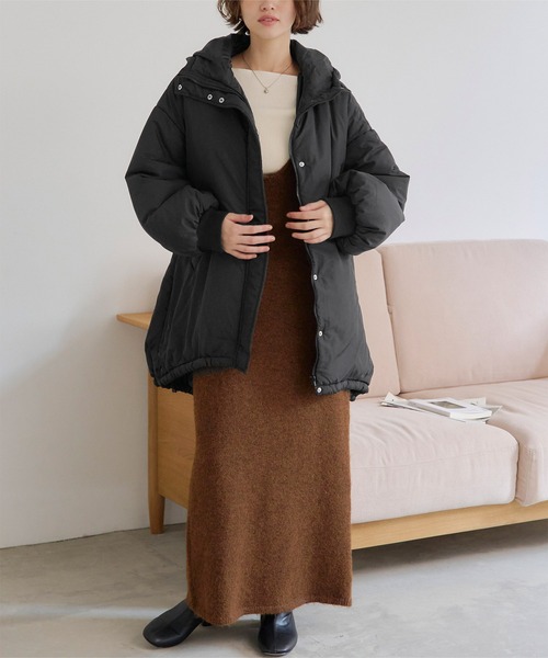 ミドル中綿モンスターパーカー（ダウンジャケット/コート）｜titivate（ティティベイト）