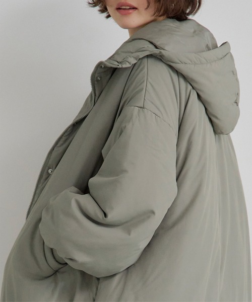 ミドル中綿モンスターパーカー（ダウンジャケット/コート）｜titivate（ティティベイト）