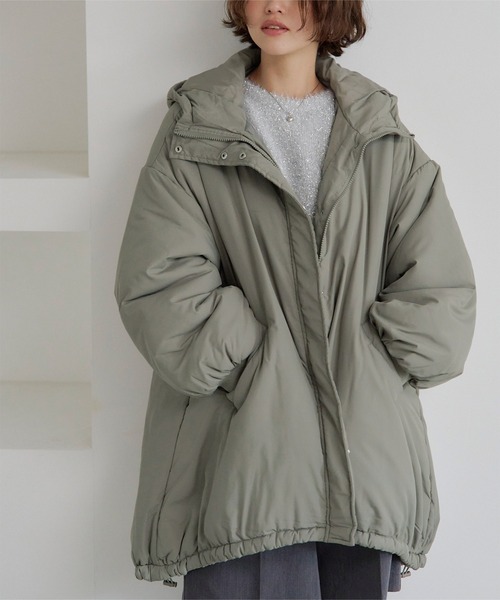 ミドル中綿モンスターパーカー（ダウンジャケット/コート）｜titivate（ティティベイト）