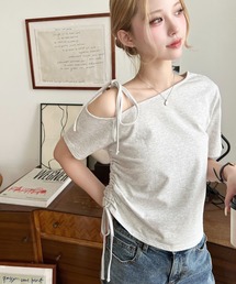 ワンショルダー夏トップス❤️お出かけ女子会デートに最適 top-519-m-ma1.jpg