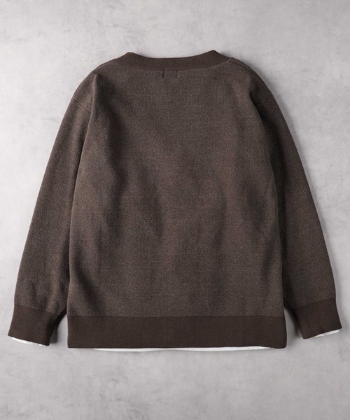 Right-on（ライトオン）の「【NEOSARTIC】JQD カーディガンアンサンブル（カーディガン/ボレロ・メンズ・ブラック/ダークベージュ/ダークグレー・M/L/XL）」の9枚目の写真