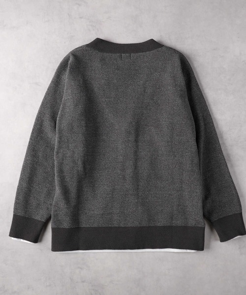 Right-on（ライトオン）の「【NEOSARTIC】JQD カーディガンアンサンブル（カーディガン/ボレロ・メンズ・ブラック/ダークベージュ/ダークグレー・M/L/XL）」の22枚目の写真