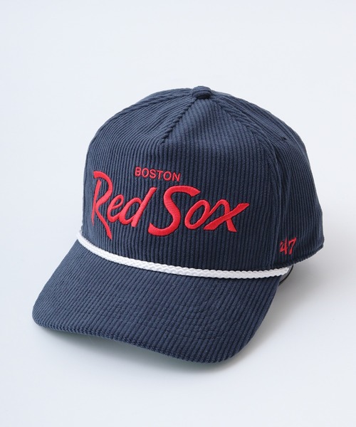 '47（フォーティーセブン）の「47Brand MLB公式 47Brand HITCH BBCAP コーデュロイ ベースボールキャップ（キャップ・メンズ・ネイビー/ロイヤルブルー/ブラック/ナチュラル/ネイビー系・FREE）」の18枚目の写真