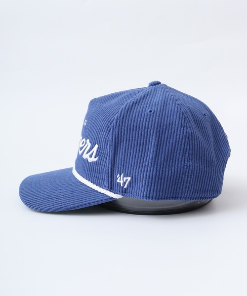 '47（フォーティーセブン）の「47Brand MLB公式 47Brand HITCH BBCAP コーデュロイ ベースボールキャップ（キャップ・メンズ・ネイビー/ロイヤルブルー/ブラック/ナチュラル/ネイビー系・FREE）」の21枚目の写真