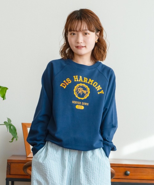 eLur（エラー）の「カレッジスウェット（スウェット・レディース・ブラック/ネイビー・FREE）」の13枚目の写真