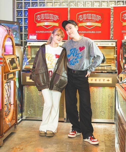 PBLIM(ページボーイリム)の「《UNISEX》ハートロゴロンT(Tシャツ/カットソー・レディース・オフホワイト/チャコールグレー/イエロー・MEDIUM/LARGE)」の5枚目の写真