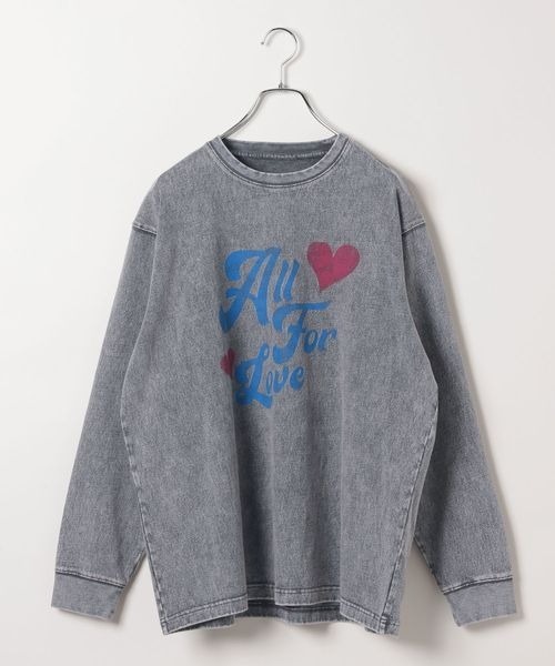 PBLIM(ページボーイリム)の「《UNISEX》ハートロゴロンT(Tシャツ/カットソー・レディース・オフホワイト/チャコールグレー/イエロー・MEDIUM/LARGE)」の15枚目の写真