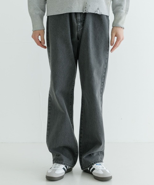 FREEMANS SPORTING CLUB（フリーマンズ スポーティング クラブ）の「FREEMANS SPORTING CLUB　ROSEDALE JEANS STRAIGHT（デニムパンツ・メンズ・ブラック・28/30/32/34）」の9枚目の写真