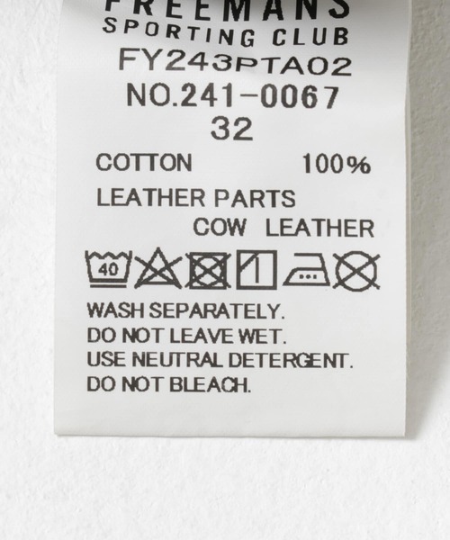 FREEMANS SPORTING CLUB（フリーマンズ スポーティング クラブ）の「FREEMANS SPORTING CLUB　ROSEDALE JEANS STRAIGHT（デニムパンツ・メンズ・ブラック・28/30/32/34）」の10枚目の写真