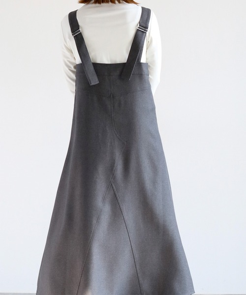 cepo（セポ）の「〈セットアイテム〉フレアーシルエットジャンパースカート＋タートルネックインナー アンサンブル（アンサンブル・レディース・ブラック/チャコール・M）」の20枚目の写真