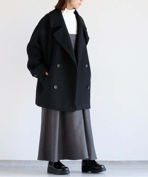 cepo（セポ）の「〈セットアイテム〉フレアーシルエットジャンパースカート＋タートルネックインナー アンサンブル（アンサンブル・レディース・ブラック/チャコール・M）」の16枚目の写真