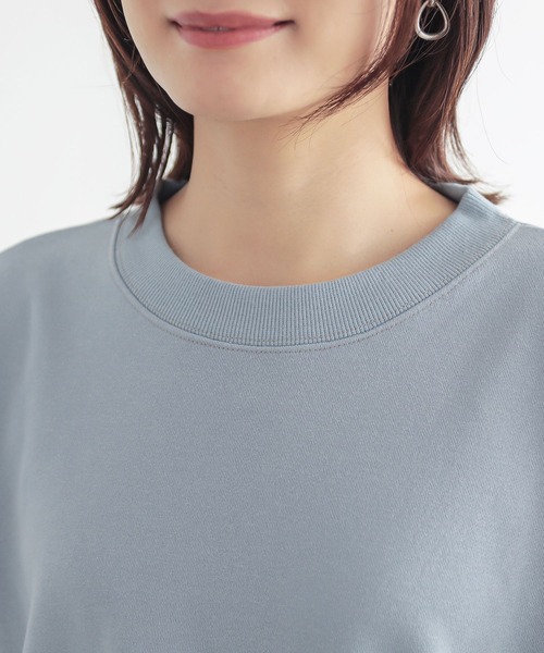 n'OrLABEL（ノアールレーベル）の「『裏毛メローランタンスリーブプルオーバー』（スウェット・レディース・ピンク/ライトブルー/オートミール/チャコール・2/1）」の11枚目の写真