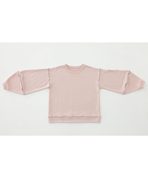 n'OrLABEL（ノアールレーベル）の「『裏毛メローランタンスリーブプルオーバー』（スウェット・レディース・ピンク/ライトブルー/オートミール/チャコール・2/1）」の20枚目の写真