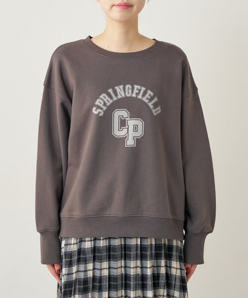 natural couture（ナチュラルクチュール）の「SPRING FIELD 裏毛TOPS（ニット/セーター・レディース・オートミール/ブルー/チャコールグレー・FREE）」の10枚目の写真