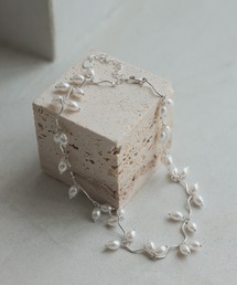 haremode（ハレモード）の「ドレスアクセサリー シズクパールウェーブ パーティ オケージョン ネックレス（ネックレス）」