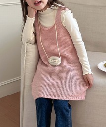 aimoha（アイモハ）の「【aimoha-KIDS-】カラーニットワンピース（ワンピース・キッズ）」