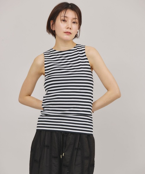 Curensology（カレンソロジー）の「Curensology(カレンソロジー)/＜&RC＞ボーダータンクトップ（タンクトップ・レディース・レッド/ブルー/ブラック・FREE）」の10枚目の写真