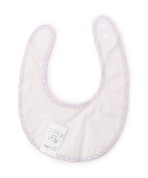 apres les cours（アプレレクール）の「ハート・リボン柄スタイ（スタイ/よだれかけ・キッズ・アイボリー/サックスブルー/ラベンダー・90）」の6枚目の写真