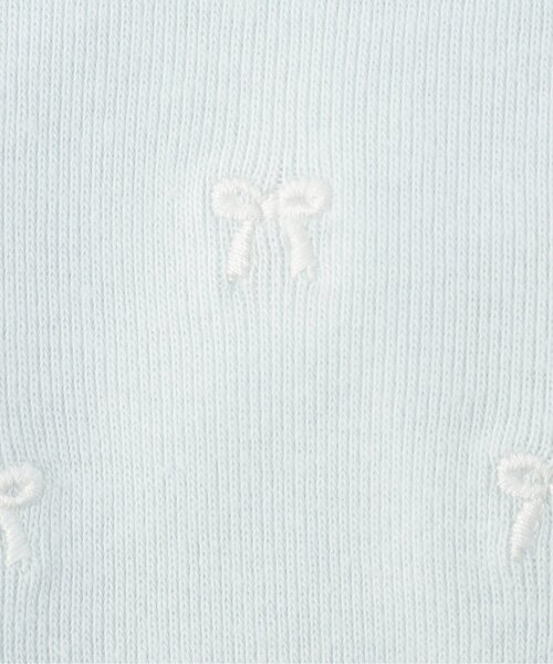 apres les cours（アプレレクール）の「ハート・リボン柄スタイ（スタイ/よだれかけ・キッズ・アイボリー/サックスブルー/ラベンダー・90）」の13枚目の写真