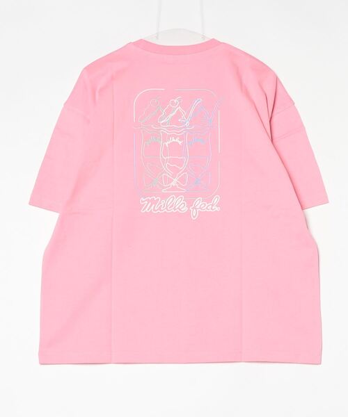 MILKFED.（ミルクフェド）の「NEON SUNDAE WIDE S/S TEE（Tシャツ/カットソー・レディース・ブラック/ライトピンク/ホワイト・ONE SIZE）」の15枚目の写真