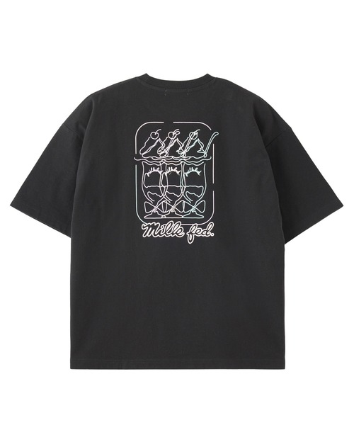MILKFED.（ミルクフェド）の「NEON SUNDAE WIDE S/S TEE（Tシャツ/カットソー・レディース・ブラック/ライトピンク/ホワイト・ONE SIZE）」の9枚目の写真