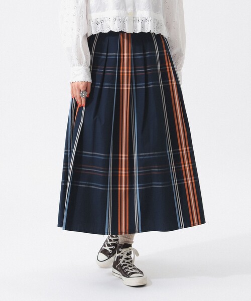 BEAMS WOMEN｜【1/10再値下げ】ボーイ ビッグタータン スカート