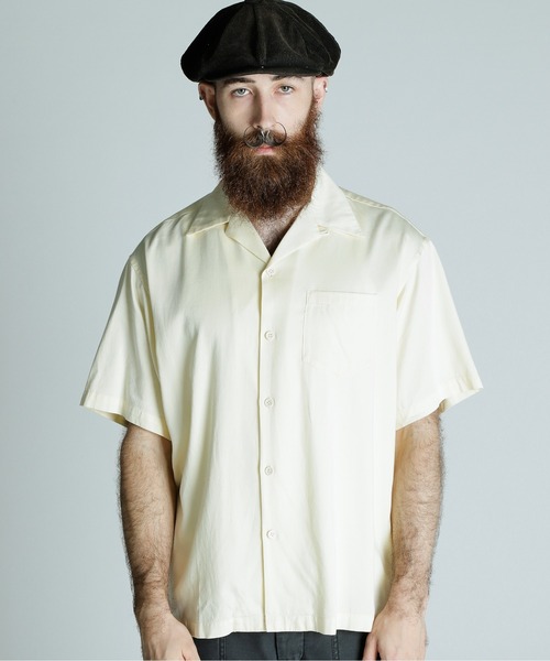 Schott カジノ柄　半袖シャツ ミントグリーン　100% レーヨン Schott カジノ柄 半袖シャツ ミントグリーン 100% レーヨン